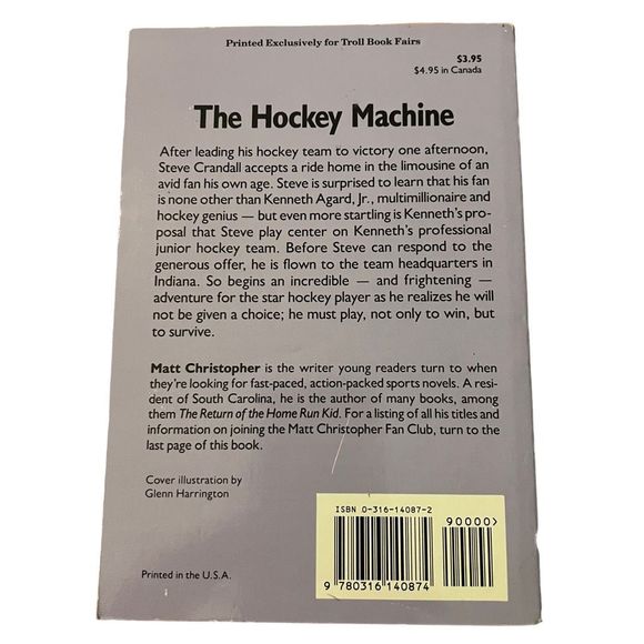 Sports Related Chapter Books Set Of 3 Football Ice Hockey Baseball PB‎ Books - Picture 5 of 10